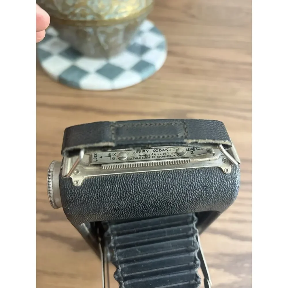 Antique Kodak Jiffy Six-16 Series II Vintage Folding Camera with Twindar Lens